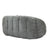 THE FURNITURE CO. Bean Bag Chair Gray Chenille Bean Shape 2-Seater Lazy Sofa