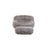 THE FURNITURE CO. Bean Bag Chair Shaggy Bean Bag Chair with Ottoman and Handle In Gray