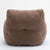 THE FURNITURE CO. Bean Bag Chair Soft Teddy Tufted Bean Bag Chair in Coffee