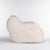 THE FURNITURE CO. Bean Bag Chair Soft Teddy Tufted Bean Bag Chair in Ivory White