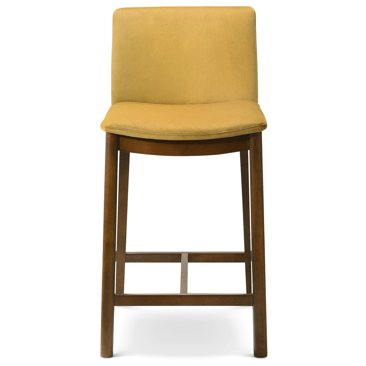 THE FURNITURE CO. Dining Chairs Luxury Dark Yellow Velvet Chair for Stylish Living Spaces