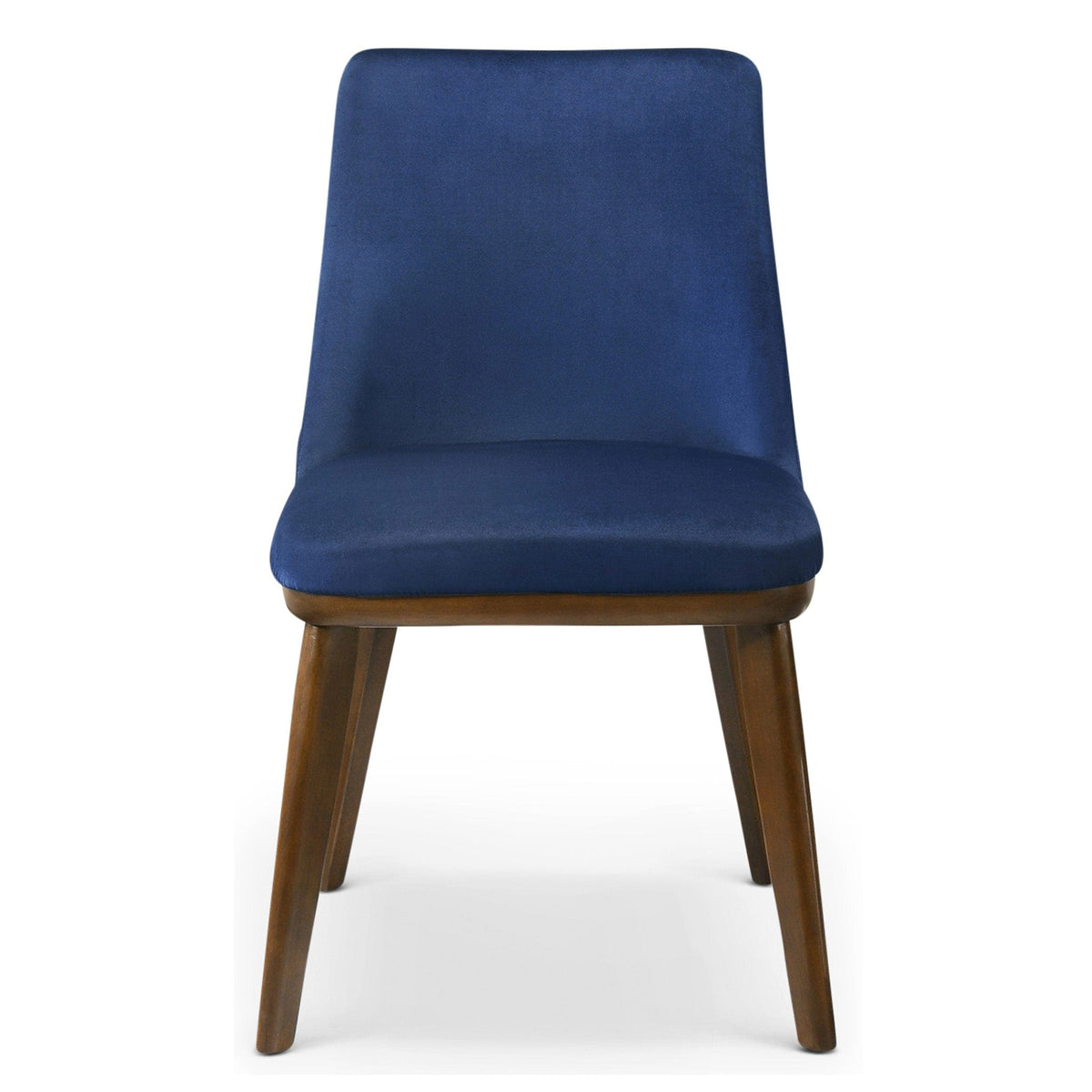 THE FURNITURE CO. Dining Chairs Luxury Navy Blue Velvet Dining Chairs for Elegant Dining Spaces.