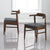 THE FURNITURE CO. Dining Chairs Sophisticated Grey Fabric Dining Chairs for Stylish Dining Spaces