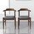 THE FURNITURE CO. Dining Chairs Sophisticated Grey Fabric Dining Chairs for Stylish Dining Spaces