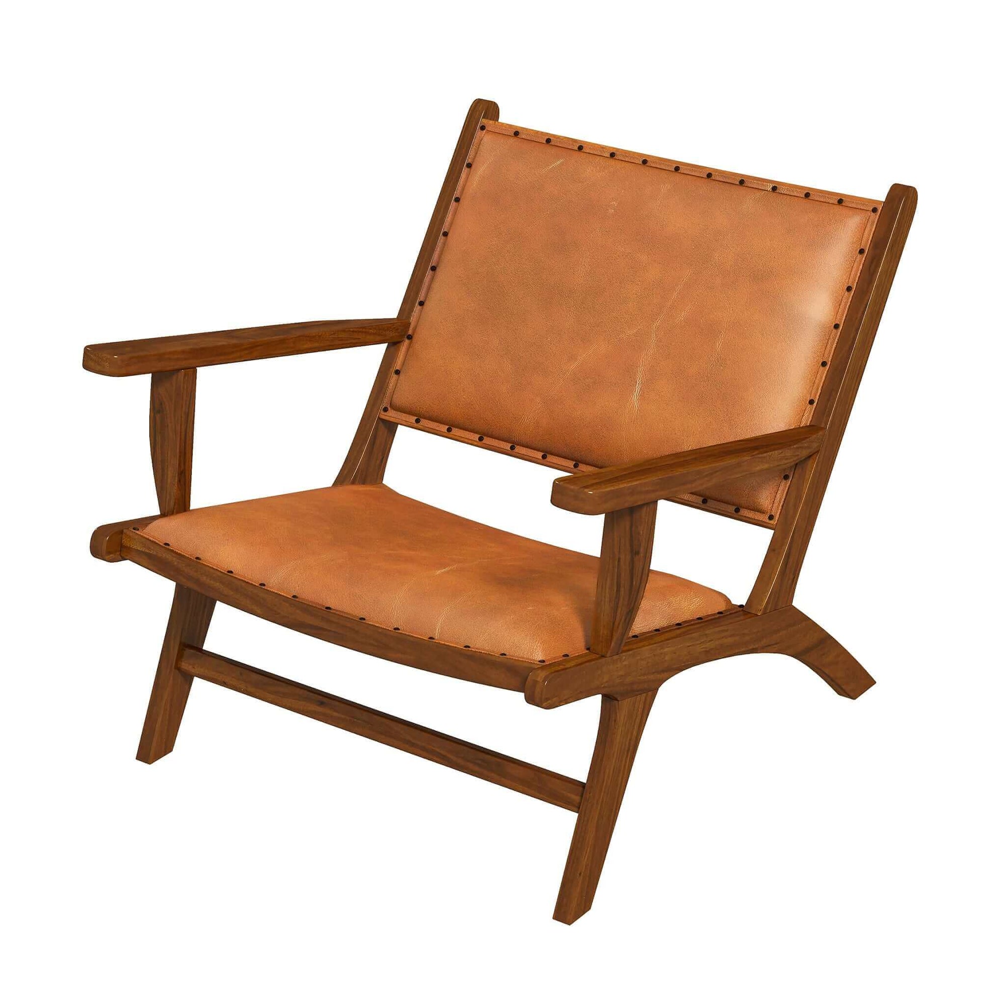 THE FURNITURE CO. Lounge Chairs Luxury Leather Arm Chair for Elegant Living Spaces