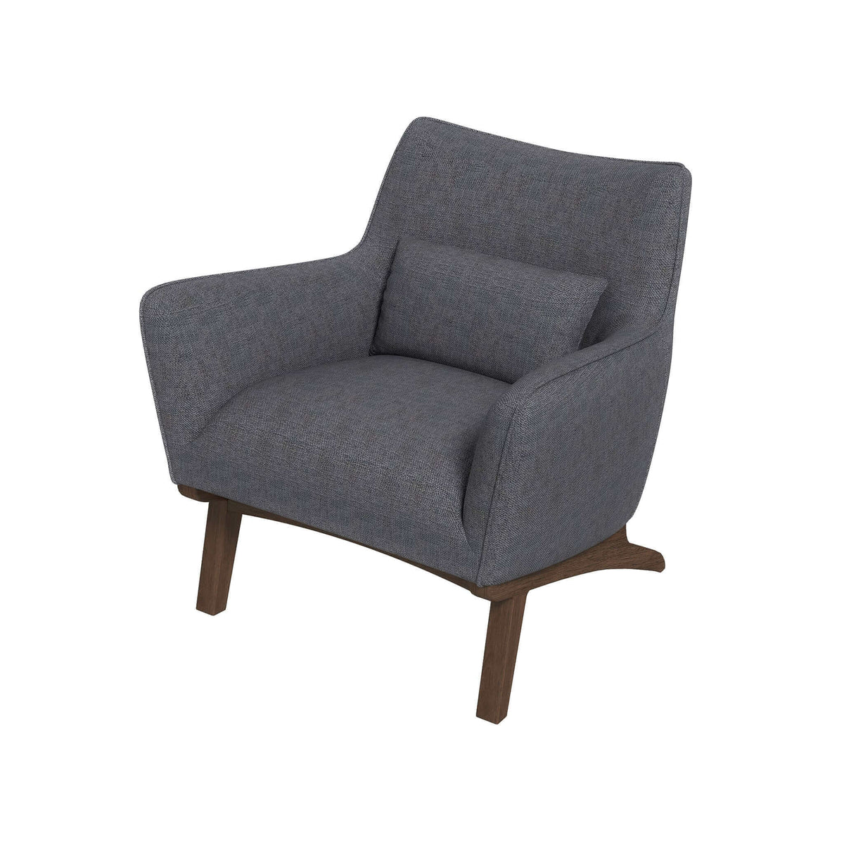 THE FURNITURE CO. Lounge Chairs Luxury Sea Side Grey Linen Armchair for Stylish Living Spaces