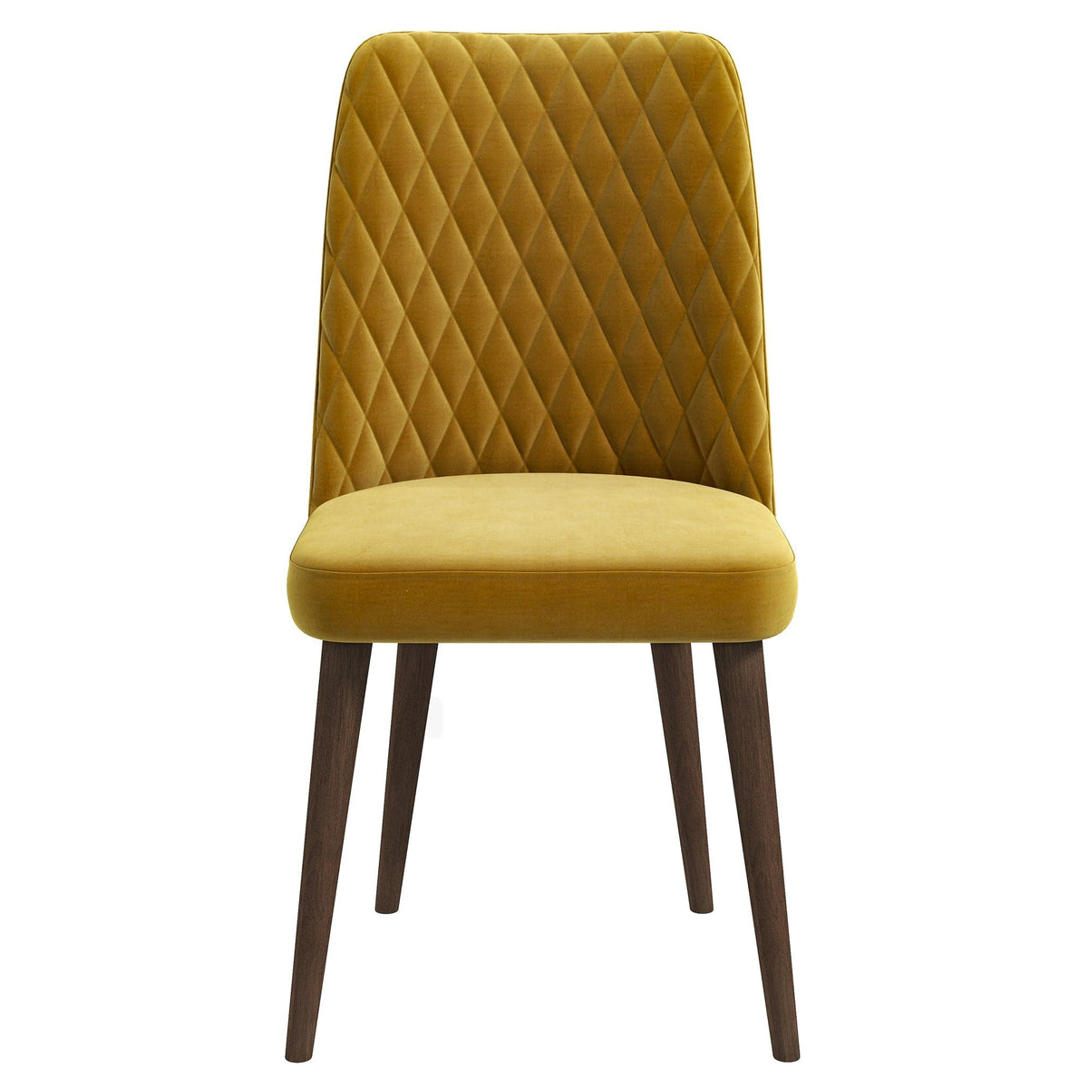THE FURNITURE CO. Luxury Gold Velvet Dining Chairs for Elegant Dining Spaces
