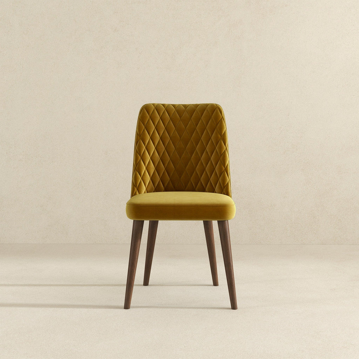 THE FURNITURE CO. Luxury Gold Velvet Dining Chairs for Elegant Dining Spaces