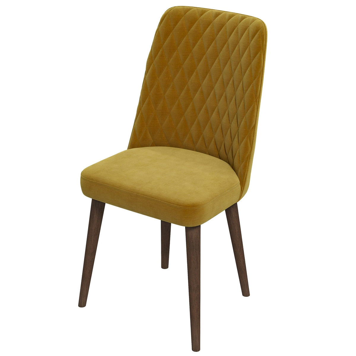 THE FURNITURE CO. Luxury Gold Velvet Dining Chairs for Elegant Dining Spaces