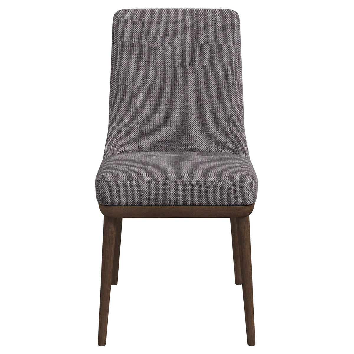 THE FURNITURE CO. Luxury Grey Fabric Dining Chairs for Elegant Dining Spaces