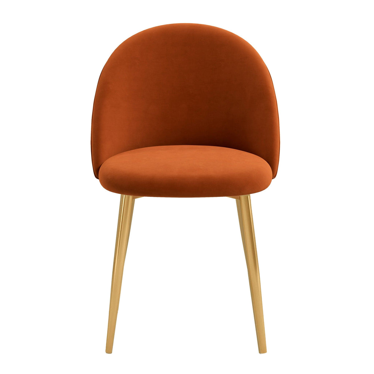 THE FURNITURE CO. Luxury Mid Century Modern Dining Chairs in Elegant Upholstered Fabric for Stylish Dining Spaces