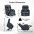 THE FURNITURE CO. Power Lift Recliner Black Electric Power Lift Recliner Chair With Remote Control