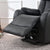 THE FURNITURE CO. Power Lift Recliner Black Electric Power Lift Recliner Chair With Remote Control