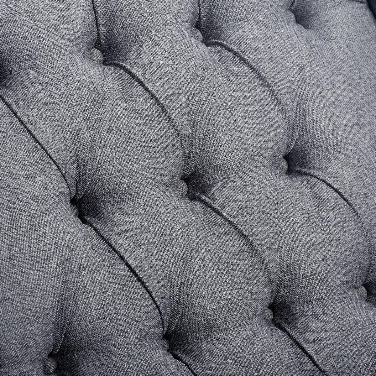 THE FURNITURE CO. Recliner Chair Gray Fabric Accent Recliner Chair