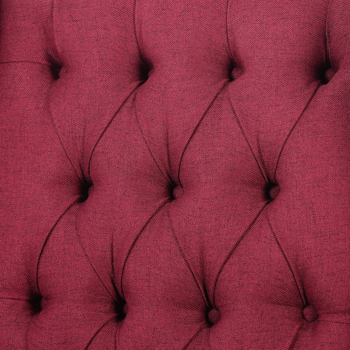 THE FURNITURE CO. Recliner Chair Wine Red Fabric Reclining Accent Chair