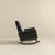 THE FURNITURE CO. Rocking Chair Elegant Dark Grey Solid Wood Rocking Chair for Stylish Living Spaces