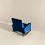 THE FURNITURE CO. Rocking Chair Luxury Dark Blue Velvet Rocking Chair for Elegant Living Spaces