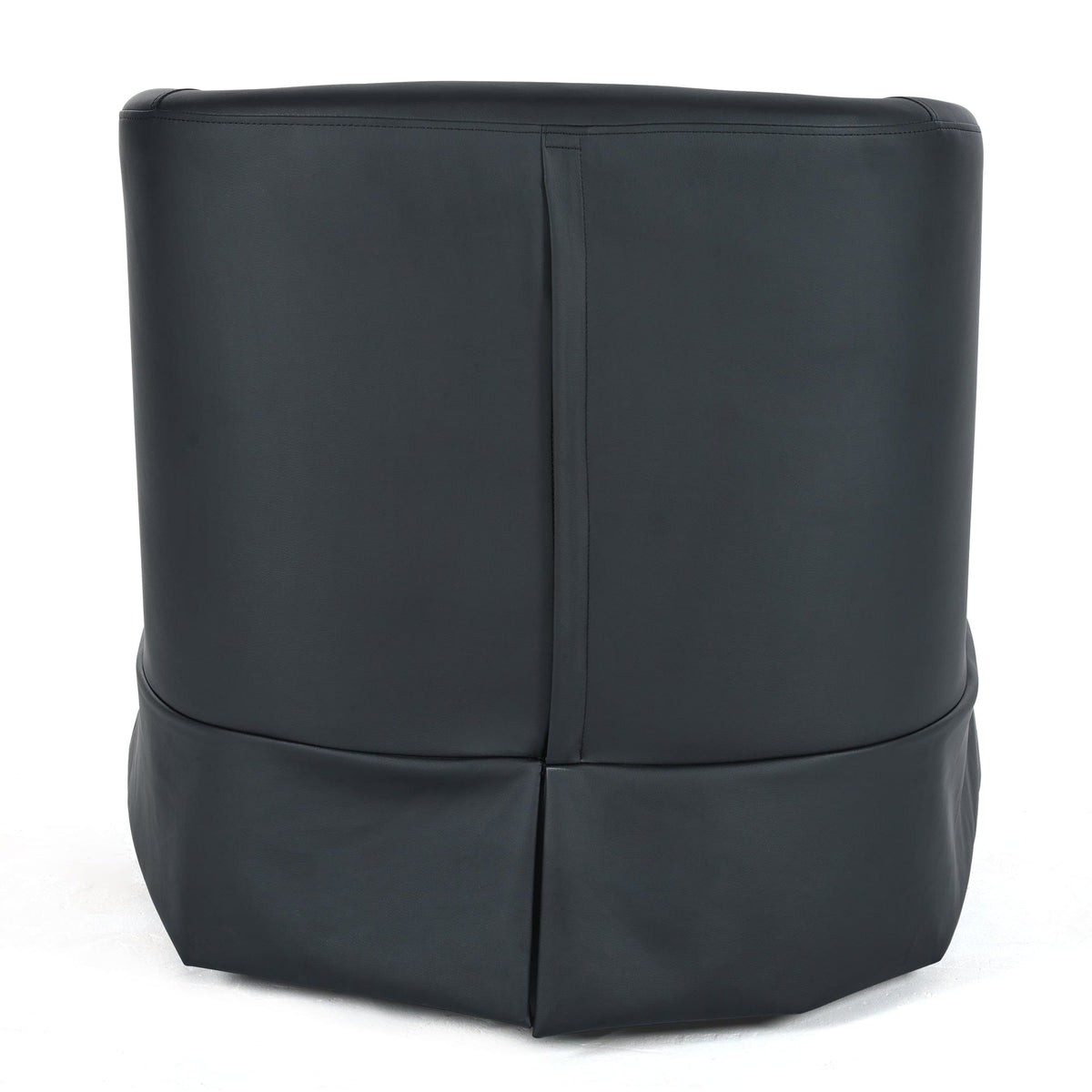 THE FURNITURE CO. Swivel Chair Black Swivel Chair with 360° Rotation and Comfortable Cushions