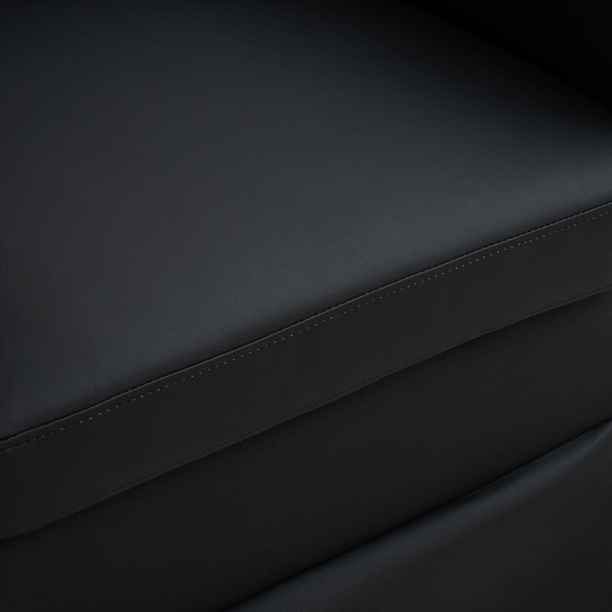 THE FURNITURE CO. Swivel Chair Black Swivel Chair with 360° Rotation and Comfortable Cushions