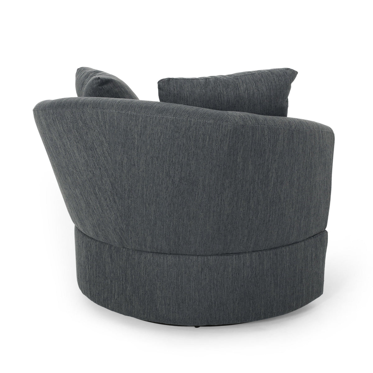 THE FURNITURE CO. Swivel Chair Charcoal Swivel Club Chair