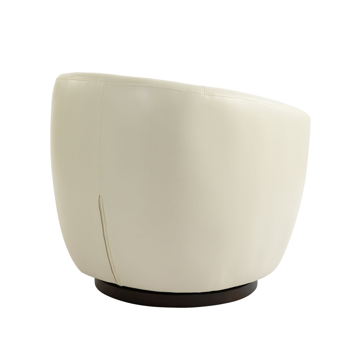 THE FURNITURE CO. Swivel Chair Modern Light Beige Swivel Accent Armchair