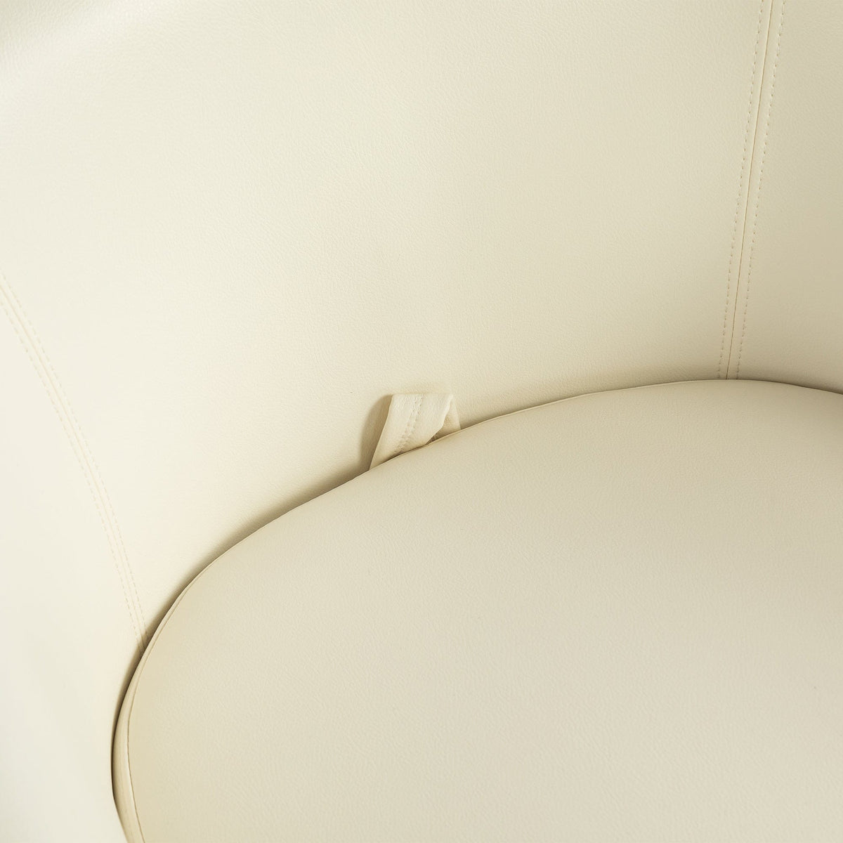 THE FURNITURE CO. Swivel Chair Modern Light Beige Swivel Accent Armchair