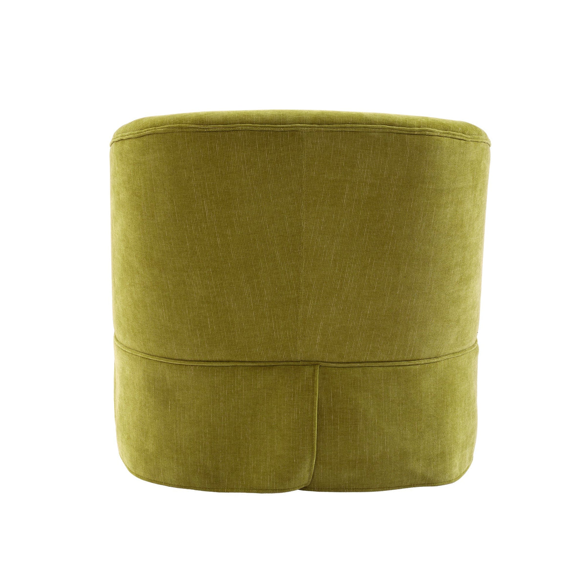 THE FURNITURE CO. Swivel Chair Olive Green Linen Blend Swivel Accent Armchair