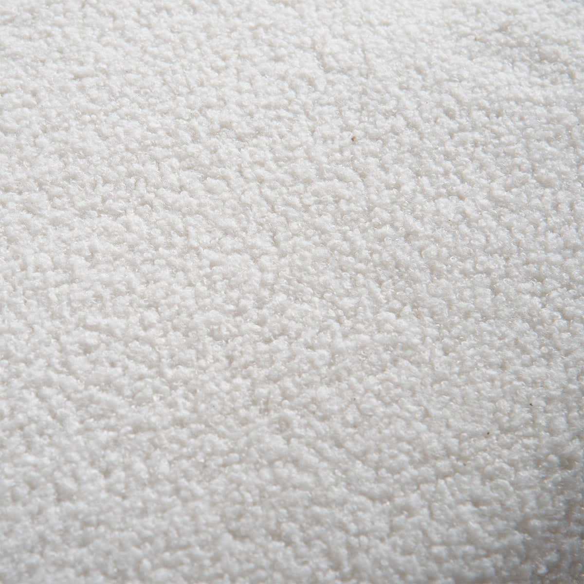 THE FURNITURE CO. Swivel Chair White Plush 360-Degree Rotating Chair