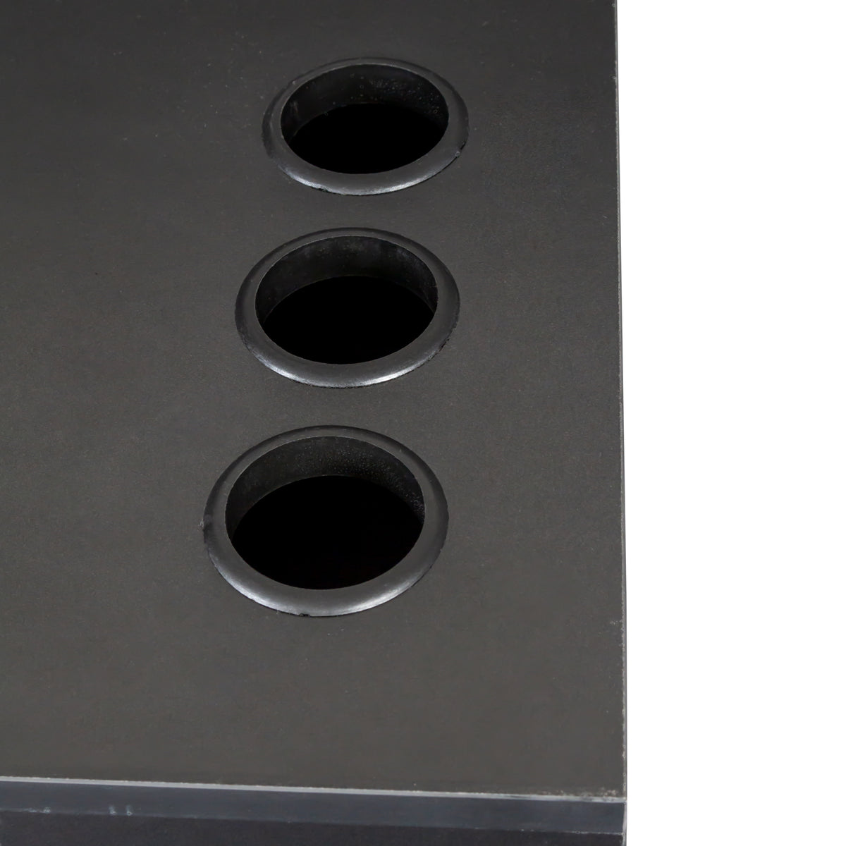 THE FURNITURE CO. Vanity Default Black Modern Simple Hair Desk With Multi-Layer Storage In Black