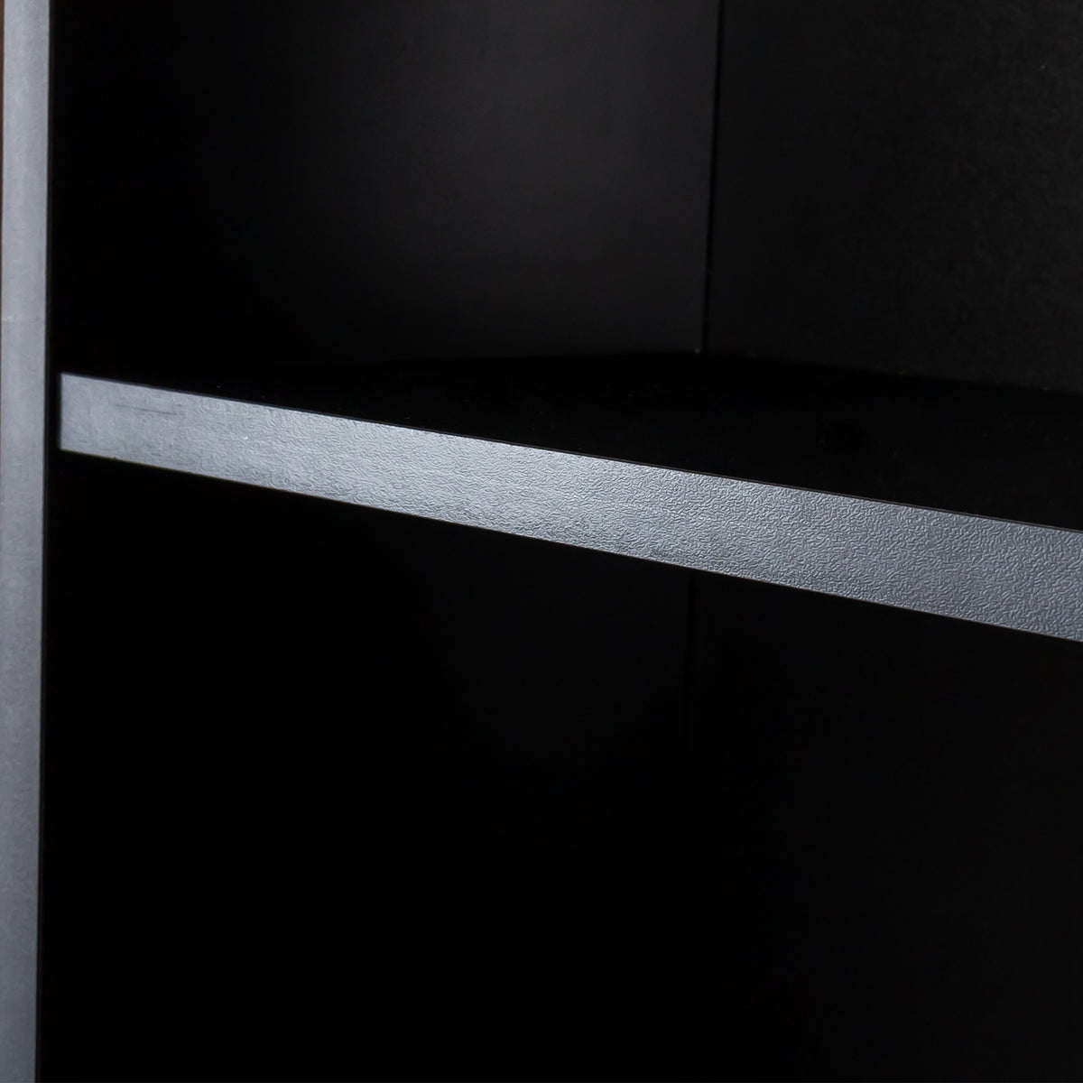 THE FURNITURE CO. Vanity Default Black Modern Simple Hair Desk With Multi-Layer Storage In Black