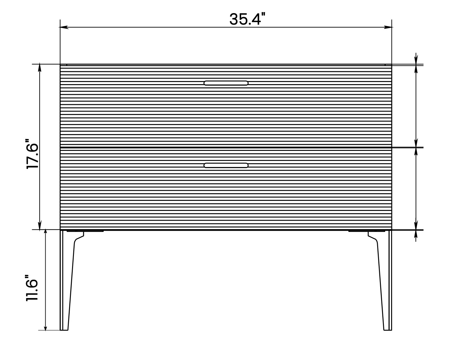 THE FURNITURE CO. Vanity Default Striped Natural Oak Bathroom Vanity with Ceramic Sink Freestanding Design for Modern Bathroom In Natural Oak