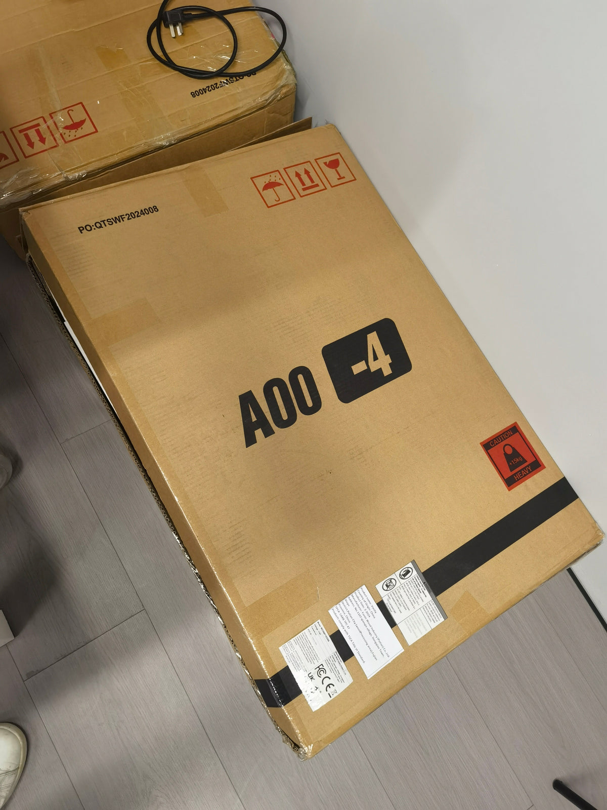 THE FURNITURE CO. Vanity Default Vanity Desk with Mirror and Lights Large Drawer Dresser with Adjustable Brightness In White