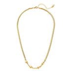 Load image into Gallery viewer, Thick Snake Chain Beaded Necklace and Bracelet
