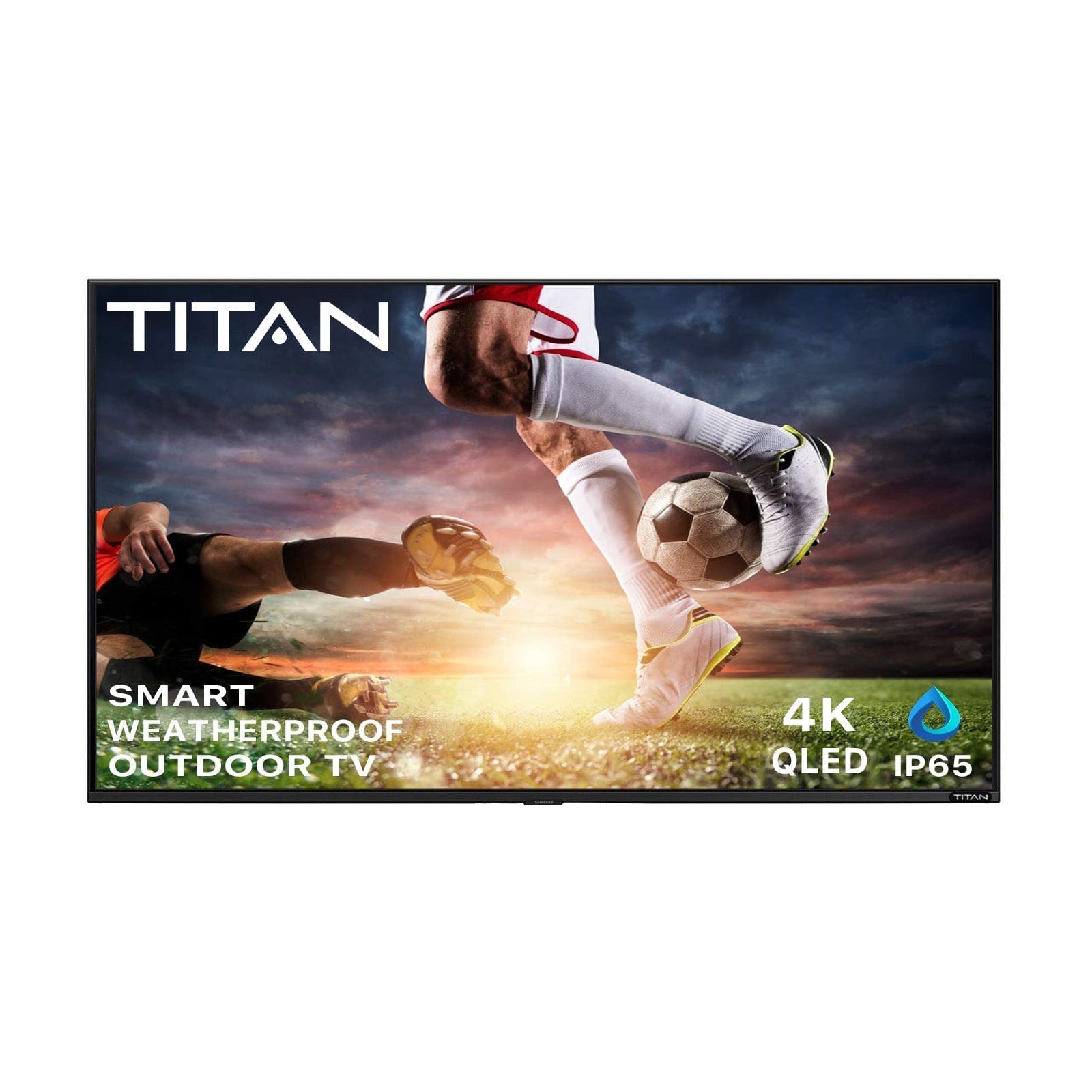 Titan Outdoor TV S200 / 50" Weatherproof Outdoor TV Full Sun S-200 QLED 4K Smart TV powered by Samsung Tizen SmartThings