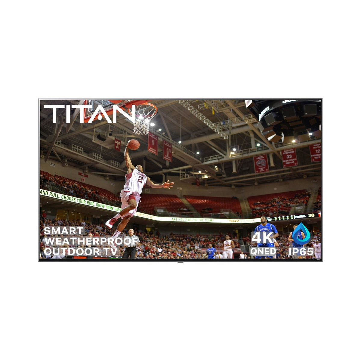 TITAN Televisions 55" Titan Weatherproof Outdoor TV Partial Sun L-100 QNED 4K Smart TV powered by LG WebOS