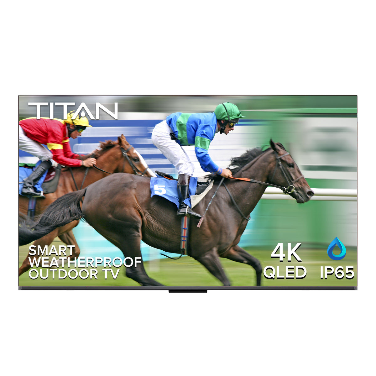 TITAN Televisions Titan Weatherproof Outdoor TV Partial Sun G-200 QLED 4K Smart TV powered by Google TV OS