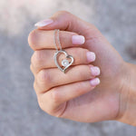 Load image into Gallery viewer, Dainty Diamond Symbolic Love Heart Necklace
