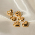 Load image into Gallery viewer, Triple Hearts Drop Earrings
