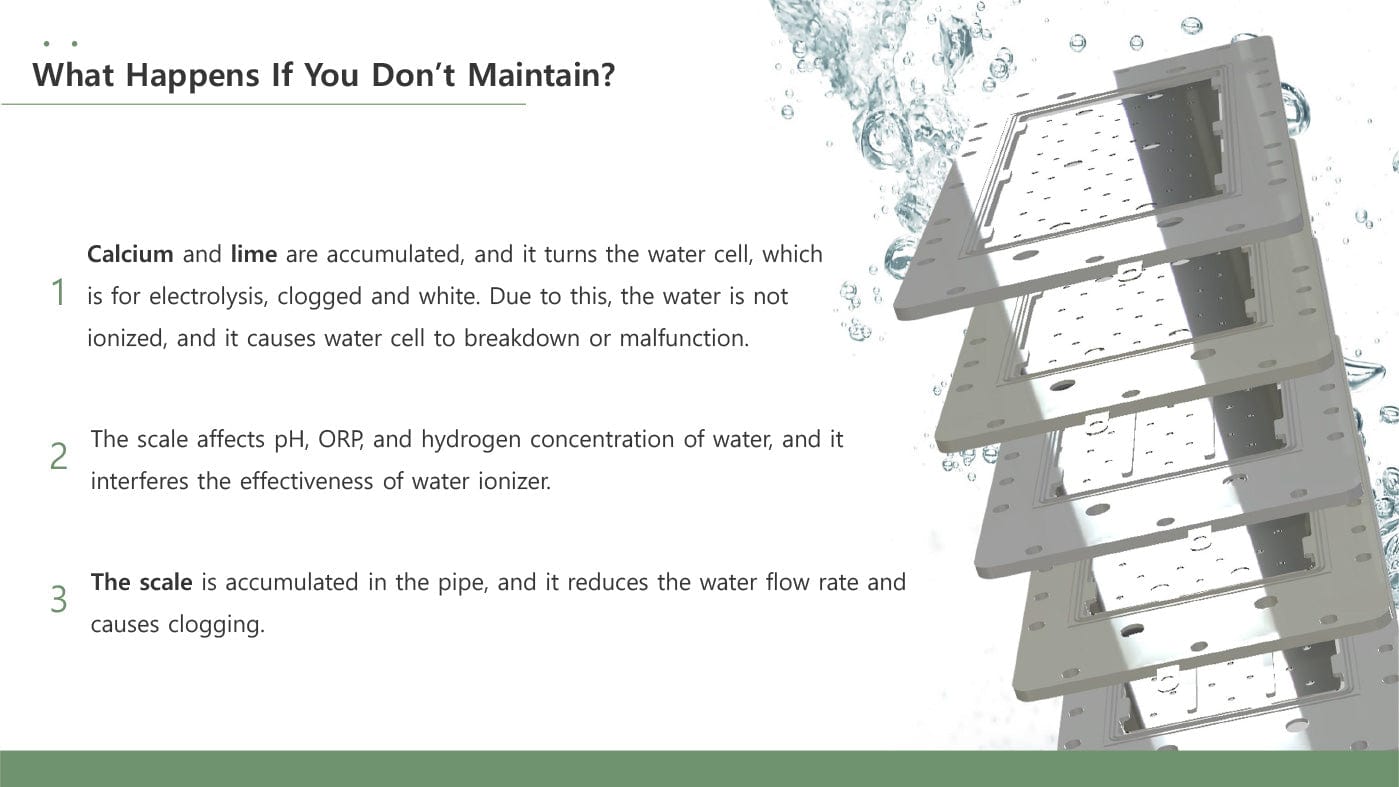 TYENT Ionizers Deep Cleaning Scale Remover