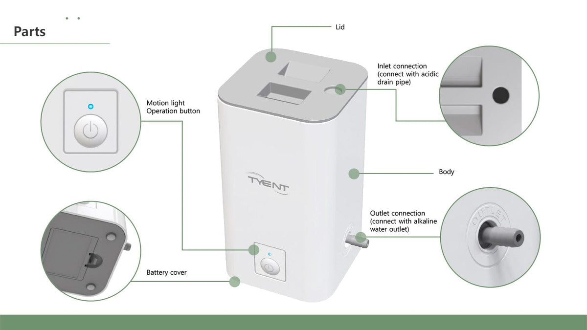 TYENT Ionizers Deep Cleaning Scale Remover