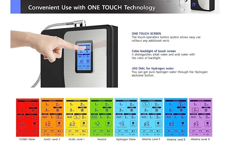 TYENT Water Ionizers Alkaline H2 Hybrid Water Ionizer