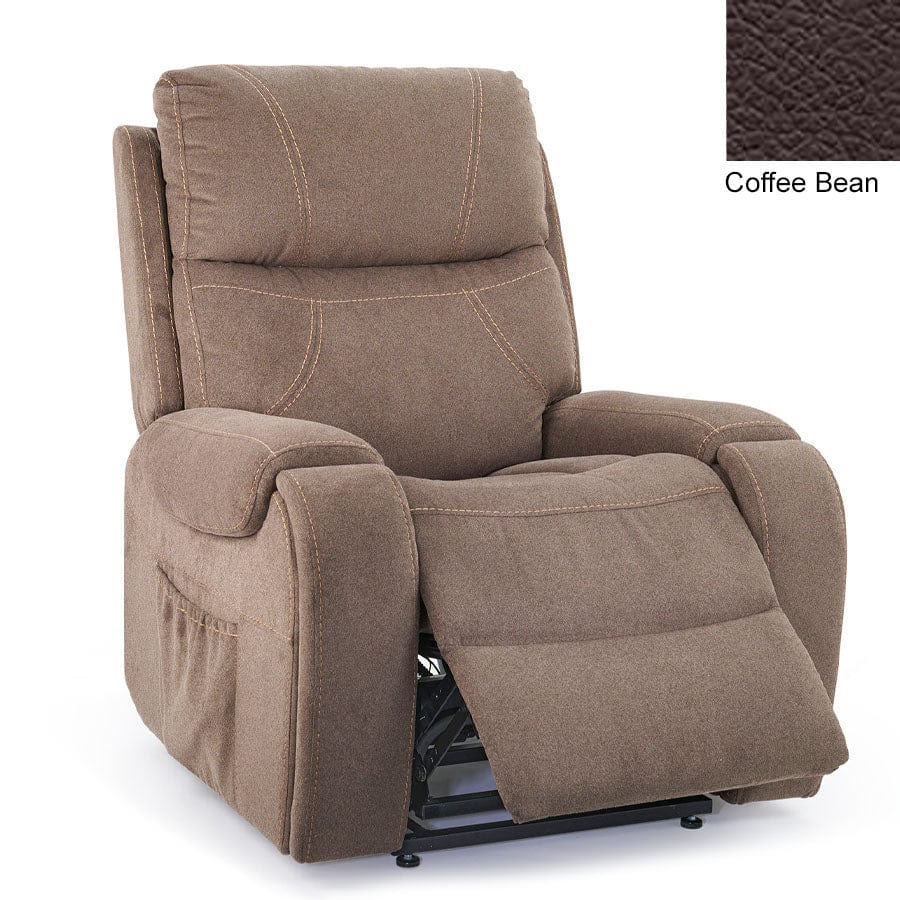 ULTRACOMFORT 3-Position Lift Chair Brisa Coffee Bean UltraCozy UC671 by UltraComfortMedium Zero Gravity Power Recliner