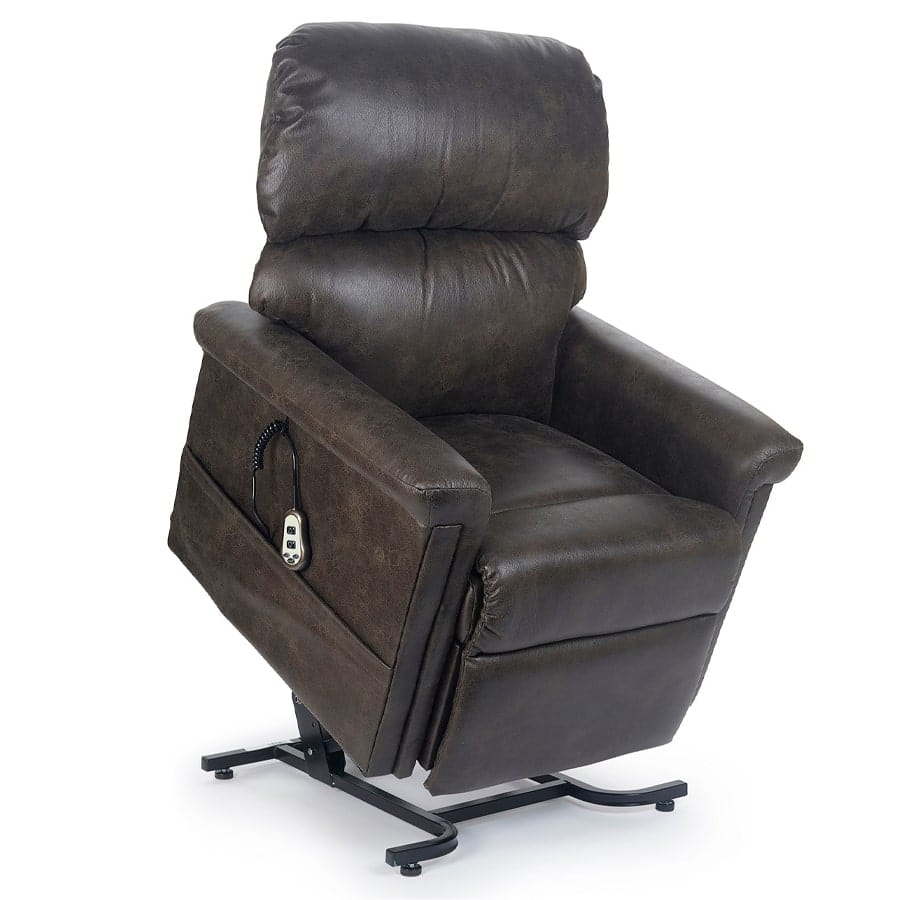 ULTRACOMFORT 3-Position Lift Chair Graphite (BHV + RB) UltraComfort UC342-M Austin Explorer 1 Zone Power Lift Chair Recliner