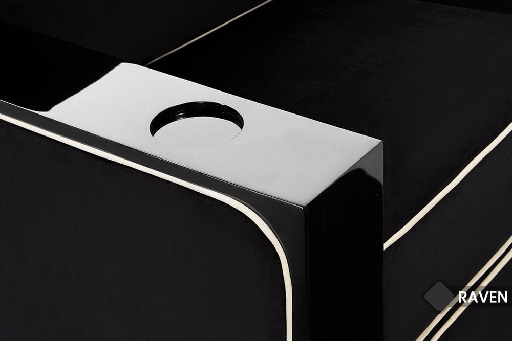 Valencia Home Theater Seating Home Theater Seating Parisian Velour Home Theater Seating with Cup Holder &amp; USB Port