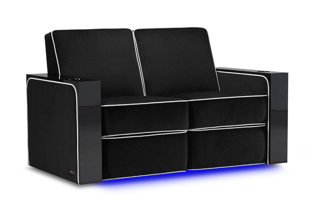 Valencia Home Theater Seating Home Theater Seating Parisian Velour Home Theater Seating with Cup Holder &amp; USB Port