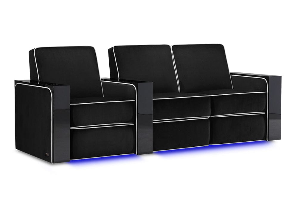 Valencia Home Theater Seating Home Theater Seating Parisian Velour Home Theater Seating with Cup Holder & USB Port