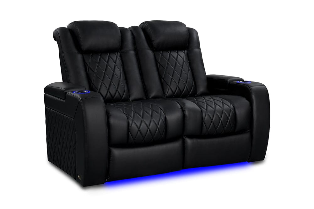 Valencia Home Theater Seating Home Theater Seating Tuscany Heat & Massage Leather Home Theater Seating with Power Headrest & Cup Holder