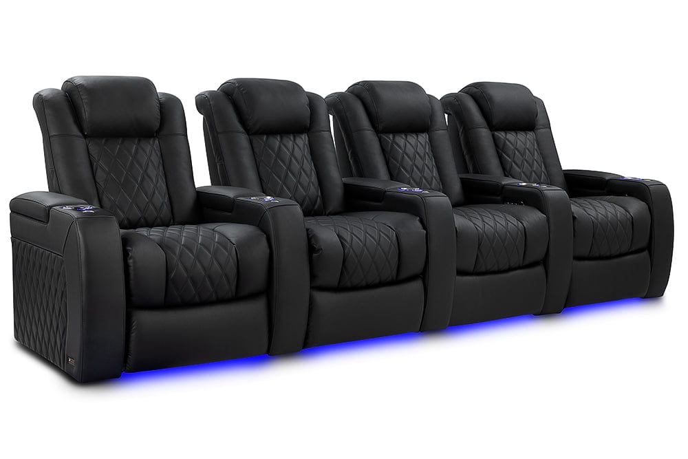 Valencia Home Theater Seating Home Theater Seating Tuscany Luxury Leather Home Theater Seating with Power Headrest &amp; Cup Holder