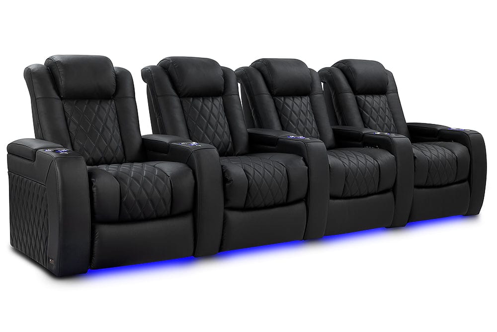 Valencia Home Theater Seating Home Theater Seating Tuscany Luxury Leather Home Theater Seating with Power Headrest & Cup Holder