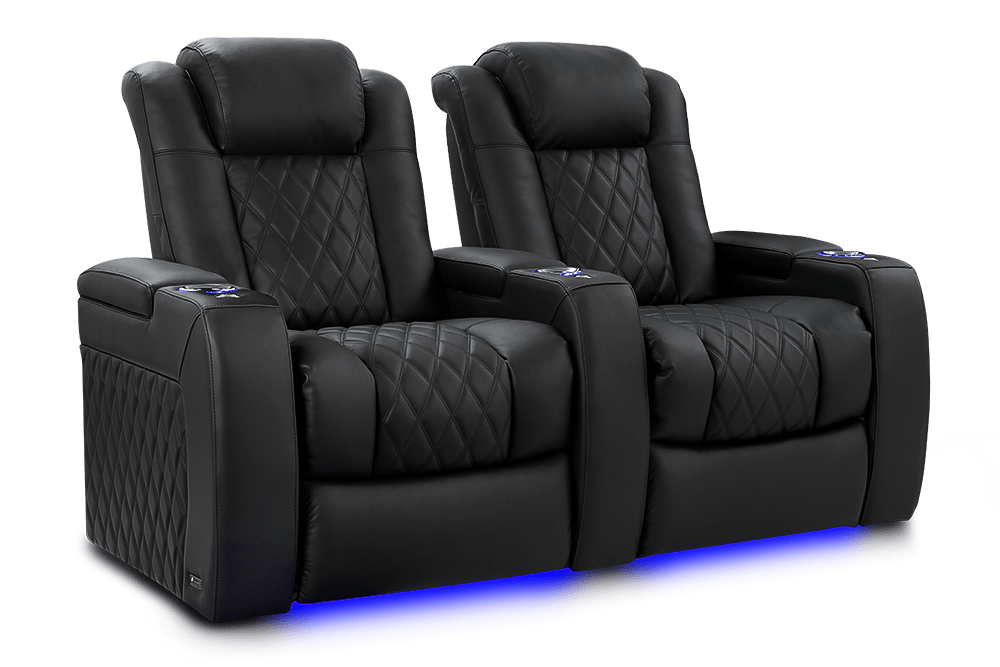 Valencia Home Theater Seating Home Theater Seating Tuscany Luxury Leather Home Theater Seating with Power Headrest &amp; Cup Holder